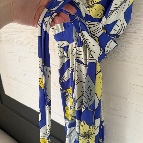 Maaji Blue and Yellow Floral Mini Dress - Picture 7 of 7